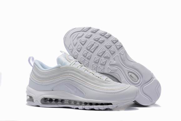 Nike Air Max 97 White Men's Running Shoes-003 - Click Image to Close